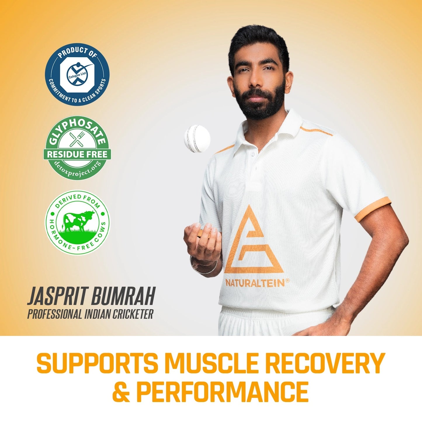 NATURALTEIN 100% Natural Whey Protein – Max Chocolate (24g protein) 1KG