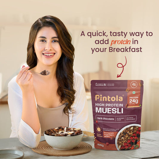 High Protein Dark Chocolate & Cranberry Muesli 1KG