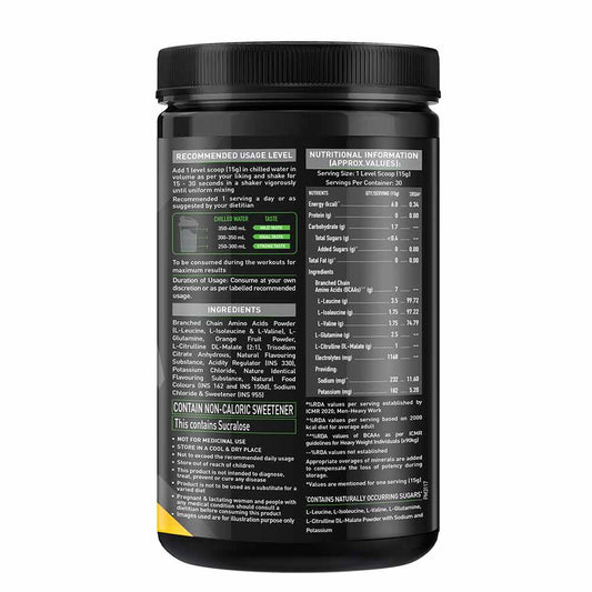 MuscleBlaze BCAA Pro Essential Amino Acids 450g • 30 Servings