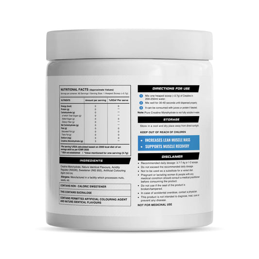 Wellcore - Pure Micronised Creatine Monohydrate Flavoured