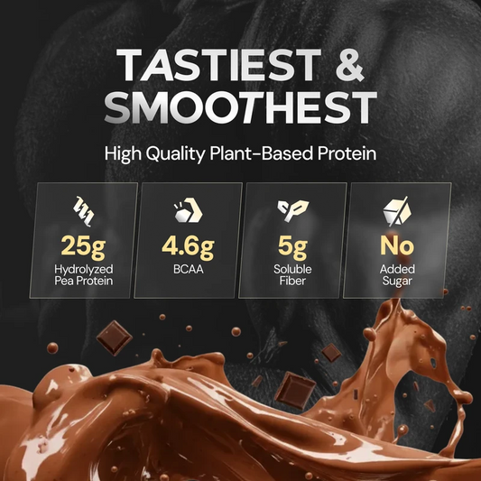 Nutrabay Gold Pea Protein - 1 kg (2.2 lb), Rich Chocolate Creme