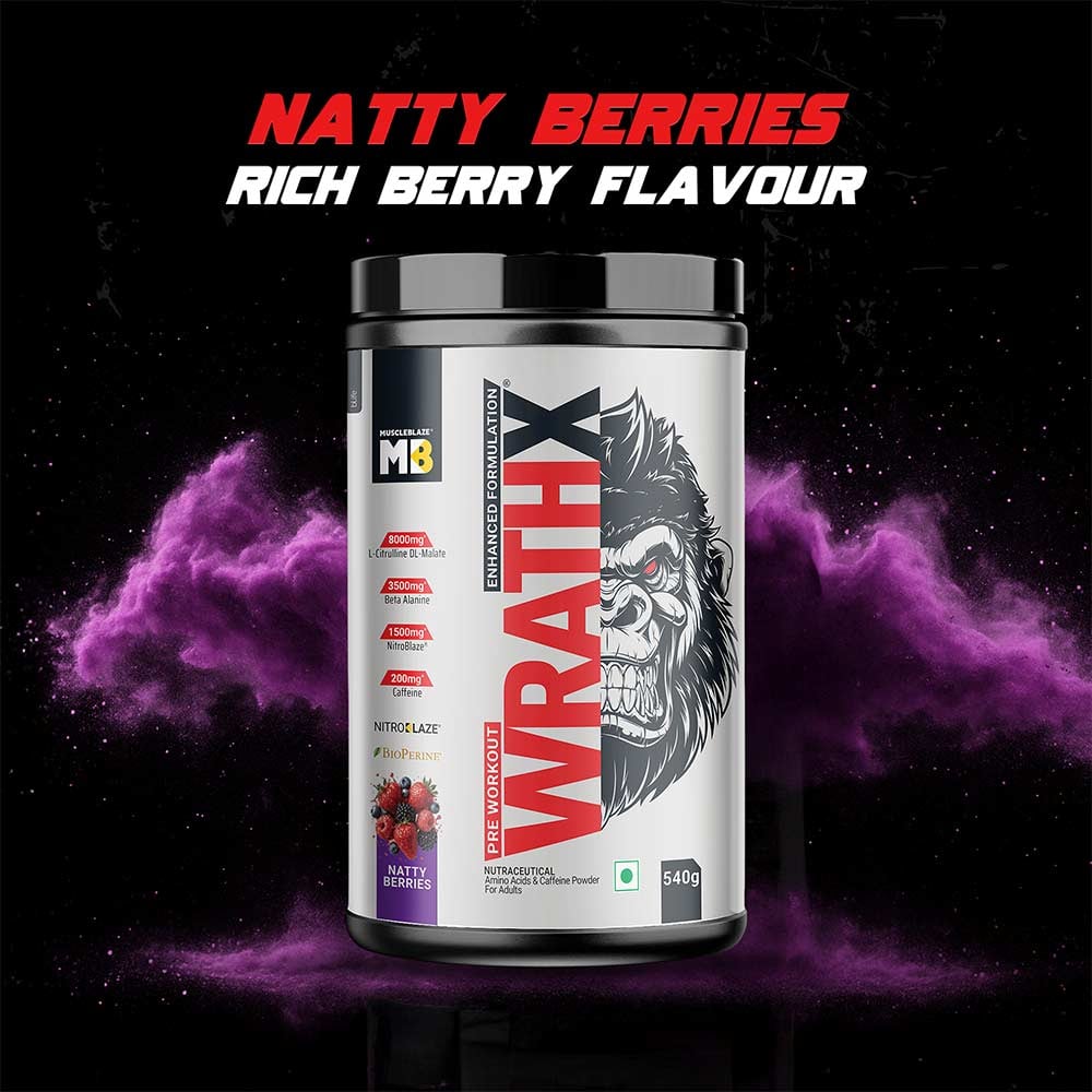 MuscleBlaze Pre Workout WrathX