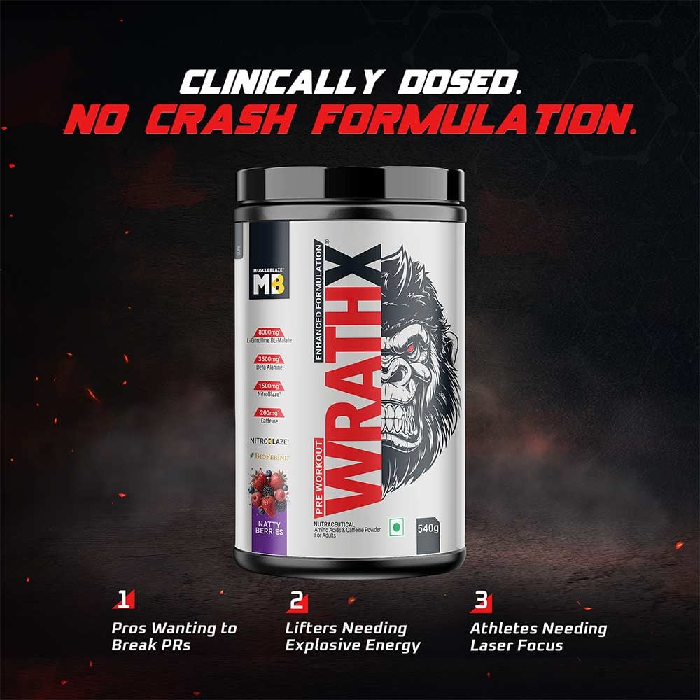 MuscleBlaze Pre Workout WrathX