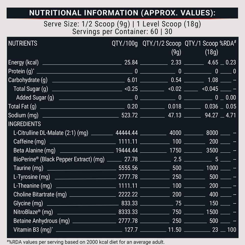 MuscleBlaze Pre Workout WrathX