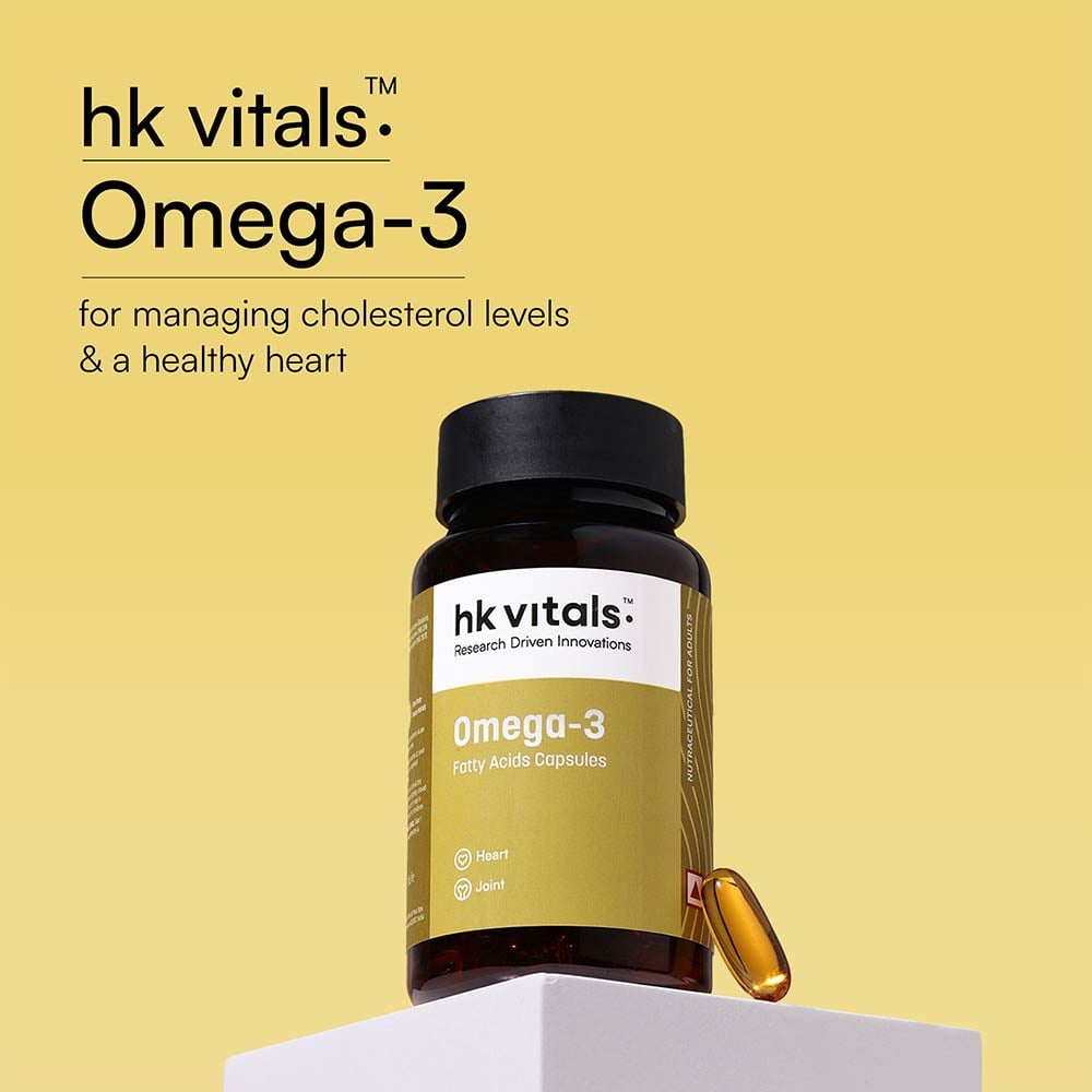 HK Vitals Omega-3 1000mg with 180mg EPA & 120mg DHA 90caps
