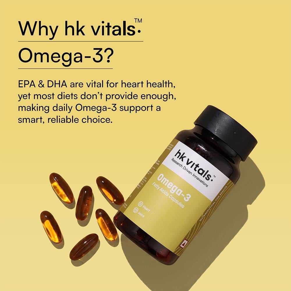 HK Vitals Omega-3 1000mg with 180mg EPA & 120mg DHA 90caps