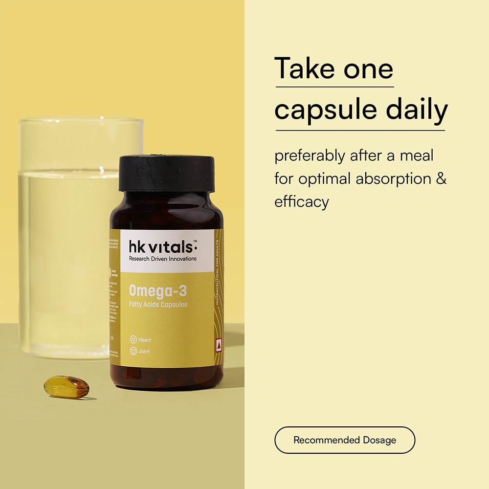 HK Vitals Omega-3 1000mg with 180mg EPA & 120mg DHA 90caps