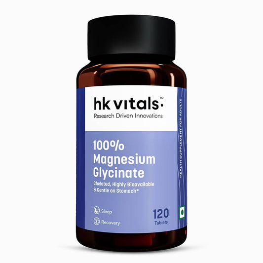 HK Vitals 100% Magnesium Glycinate
120 tablet(s)