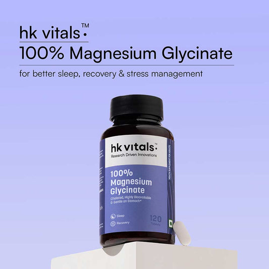 HK Vitals 100% Magnesium Glycinate
120 tablet(s)