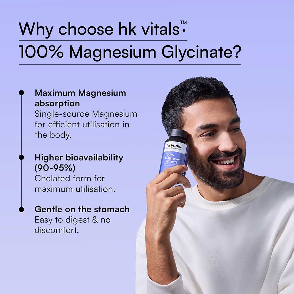HK Vitals 100% Magnesium Glycinate
120 tablet(s)