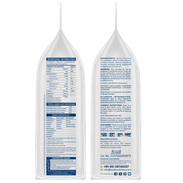Asitis ATOM Whey Protein | USA Labdoor Certified For Accuracy & Purity