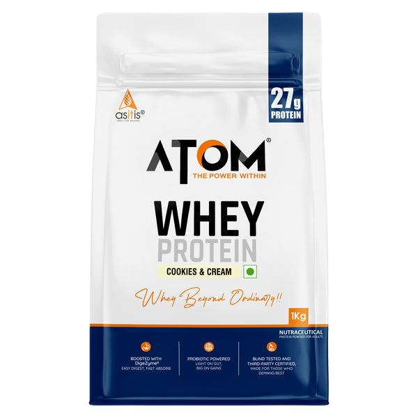 Asitis ATOM Whey Protein | USA Labdoor Certified For Accuracy & Purity