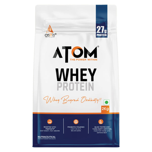 Asitis ATOM Whey Protein | USA Labdoor Certified For Accuracy & Purity