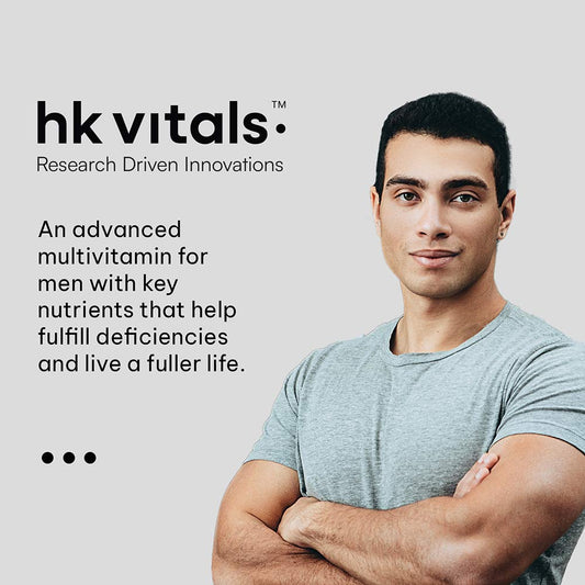 HK Vitals Multivitamin+ Men
Unflavoured • 60 tablet(s)