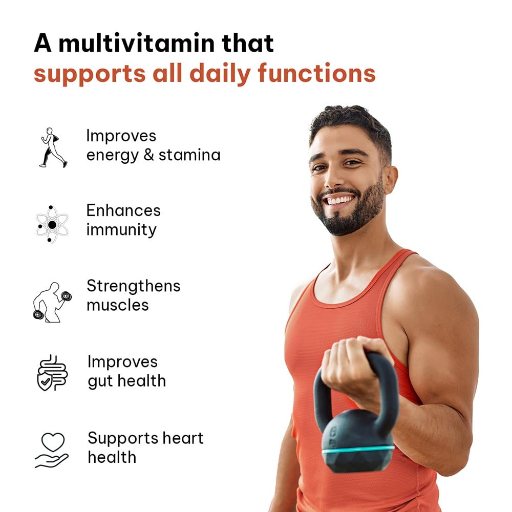 HK Vitals Multivitamin+ Men
Unflavoured • 60 tablet(s)