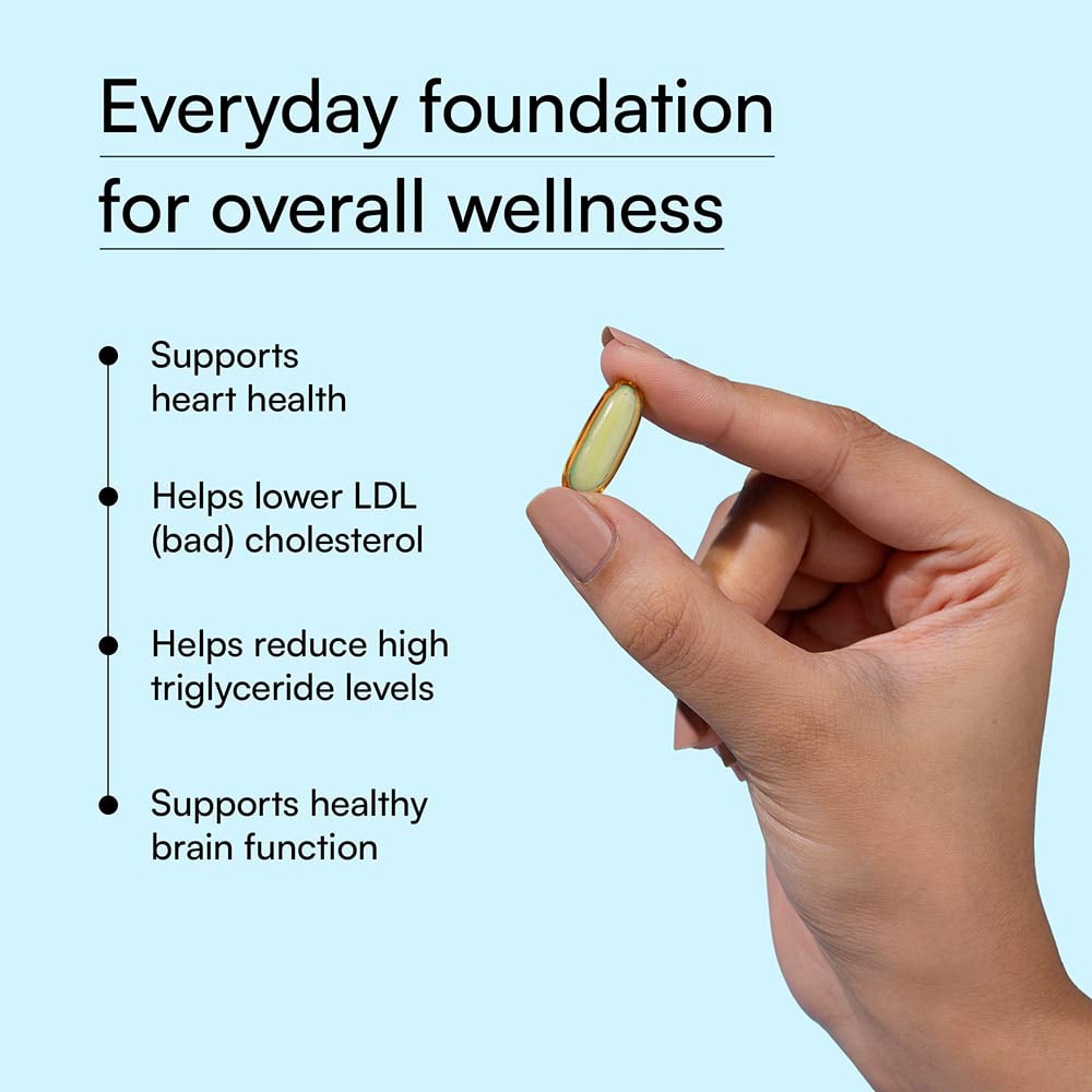 HK Vitals Fish Oil 1000mg with 180mg EPA and 120mg DHA
60 capsules