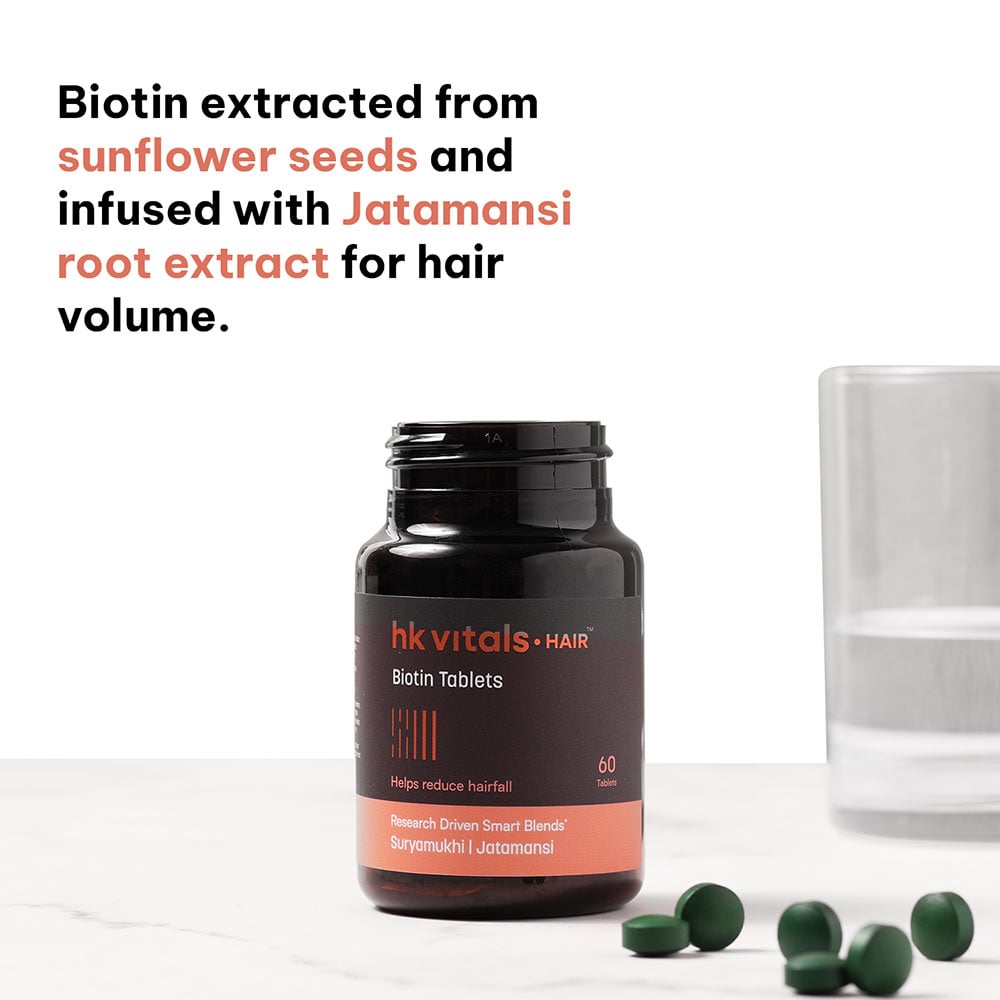 HK Vitals Biotin
Unflavoured • 60 tablet(s)