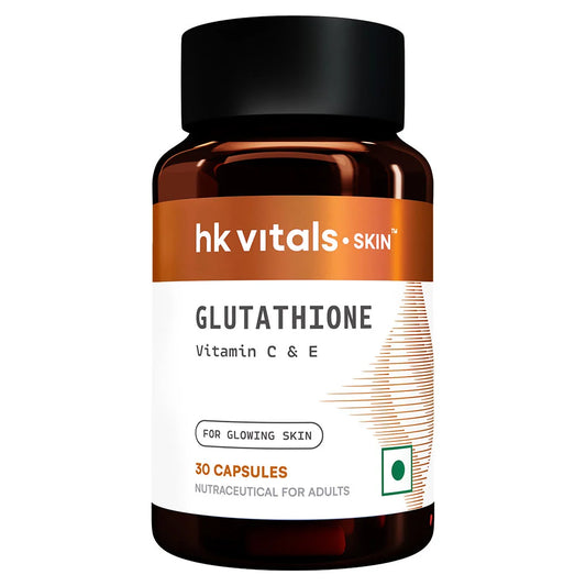 Glutathione
Unflavoured • 30 capsules
Promotes skin glow • Helps reduce pigmentation