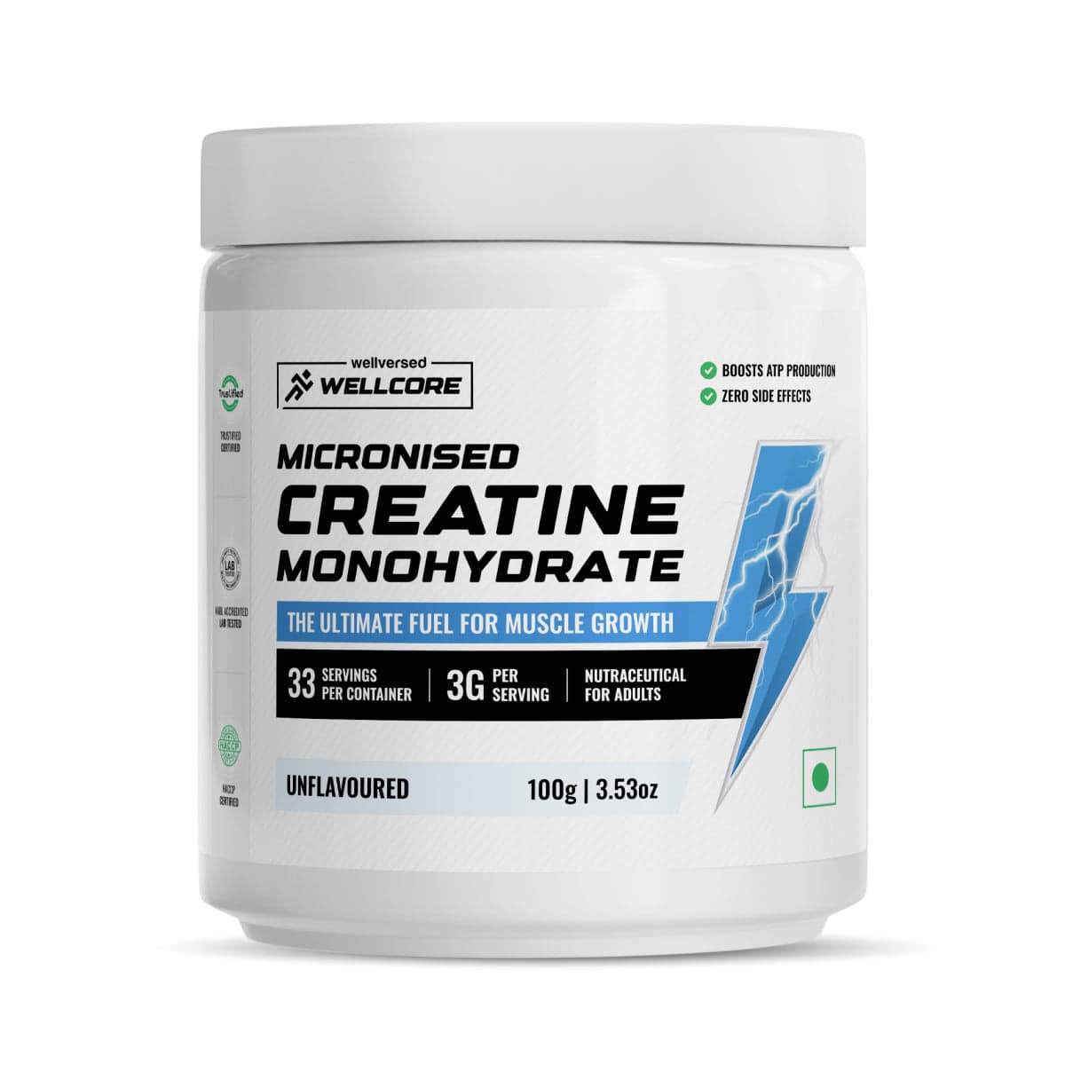 Wellcore - Pure Micronised Creatine Monohydrate Flavoured