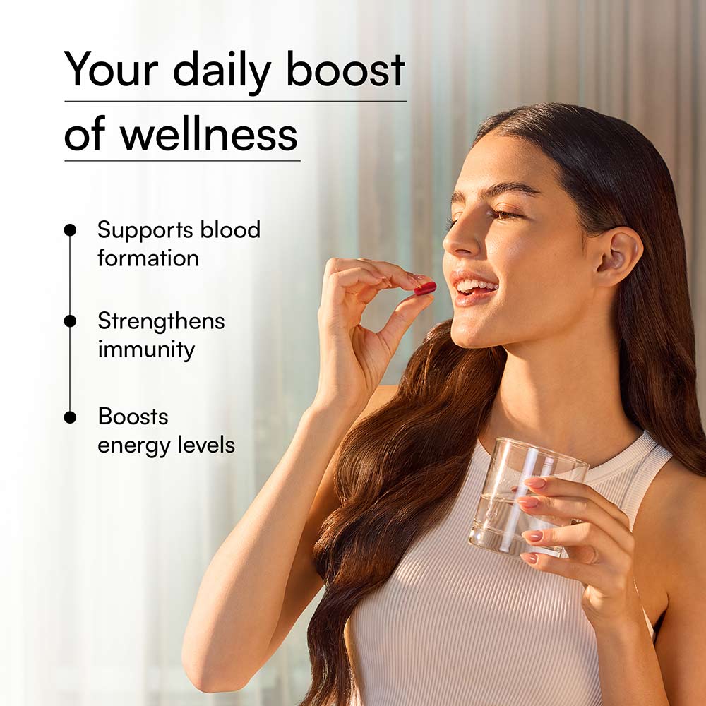 HK Vitals Chelated Iron +, 60 capsules