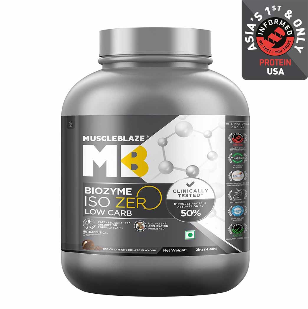 MuscleBlaze Biozyme Iso-Zero Low Carb