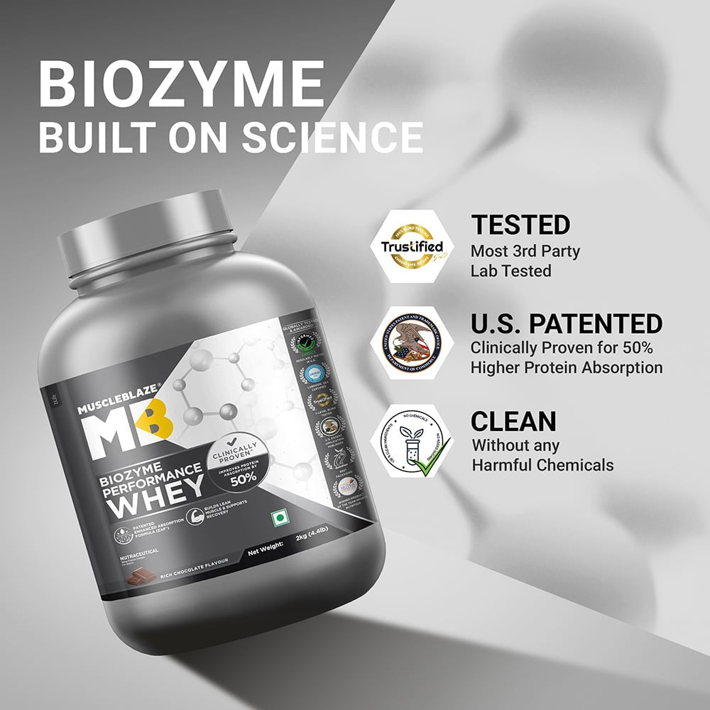 MuscleBlaze Biozyme Performance Whey