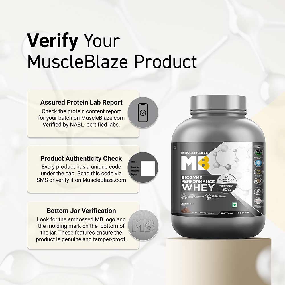 MuscleBlaze Biozyme Performance Whey