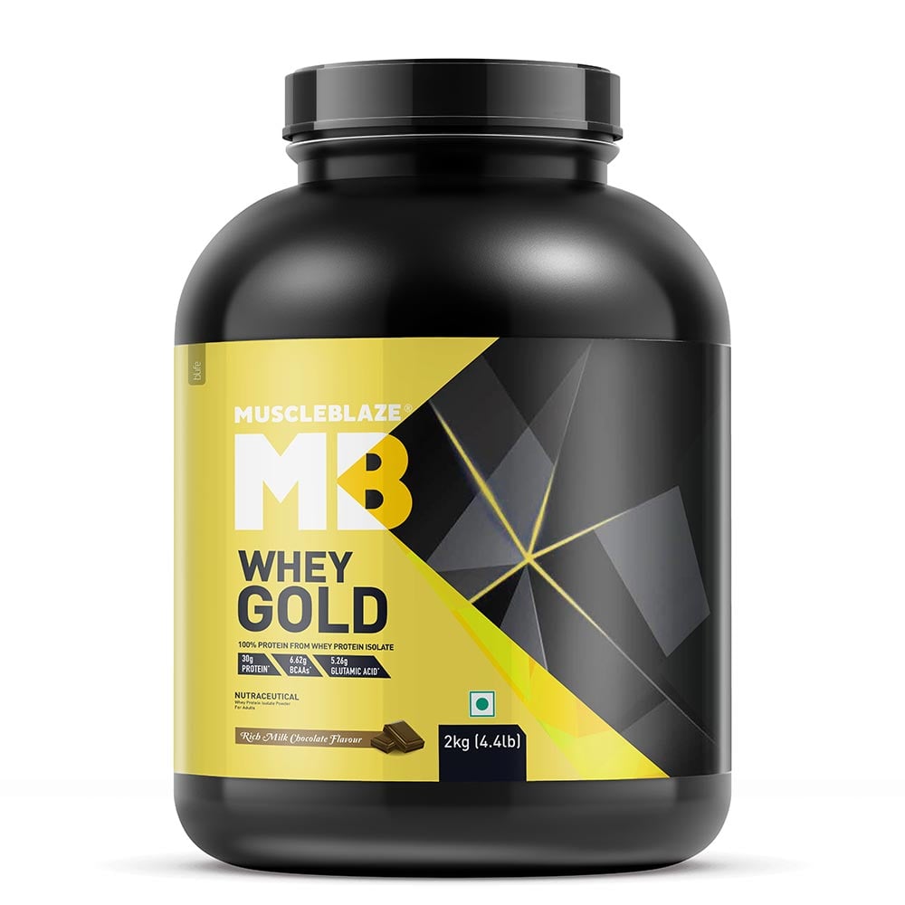 MuscleBlaze Whey Gold 100% Whey Protein Isolate