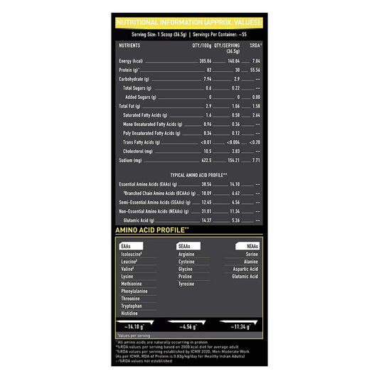 MuscleBlaze Whey Gold 100% Whey Protein Isolate