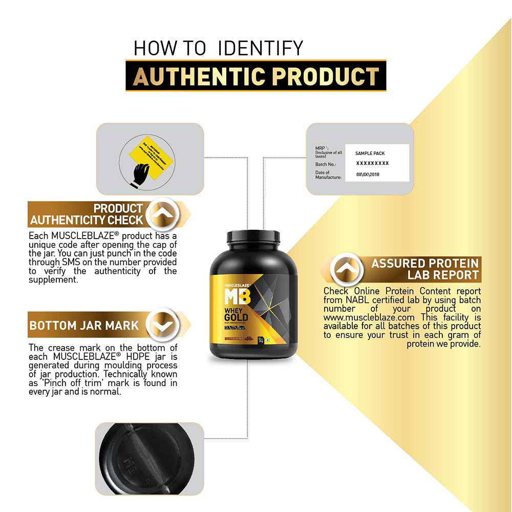 MuscleBlaze Whey Gold 100% Whey Protein Isolate