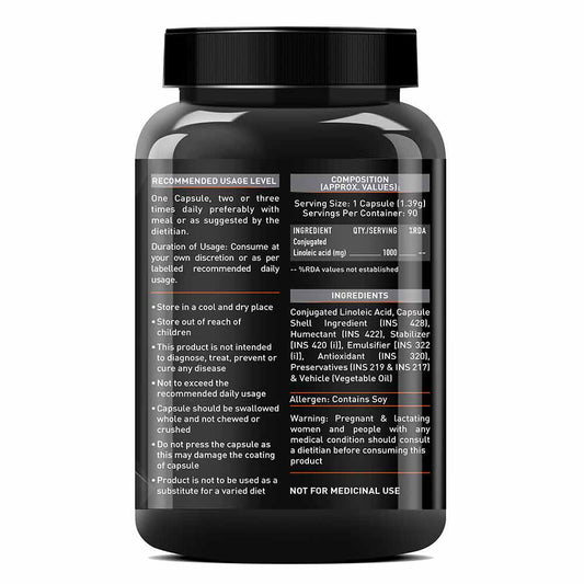 MuscleBlaze CLA 1000 Fat Burner Supplement
90 capsules