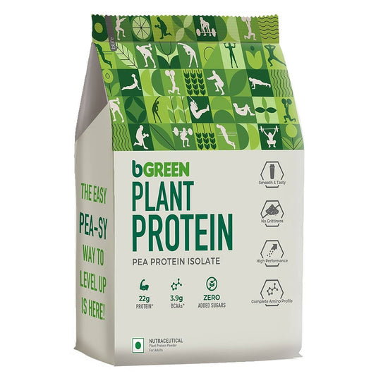 bGREEN Plant Protein Pea Protein Isolate
1kg • Chocolate
