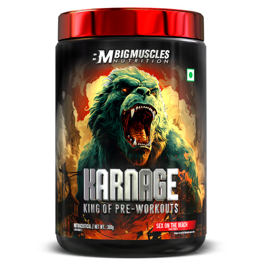 Bigmuscles Nutrition Karnage Pre workout (60 Servings),| 300g