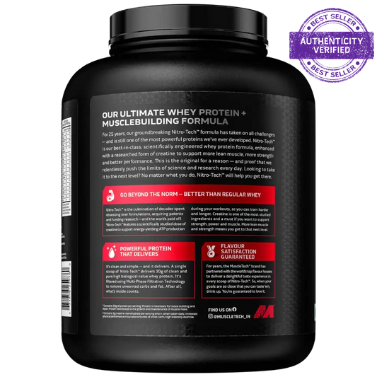 MUSCLETECH™ NITRO-TECH™ WHEY PROTEIN , 1.81kg (4lbs), Milk Chocolate