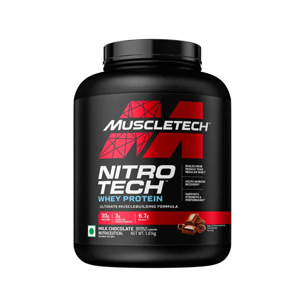 MUSCLETECH™ NITRO-TECH™ WHEY PROTEIN , 1.81kg (4lbs), Milk Chocolate