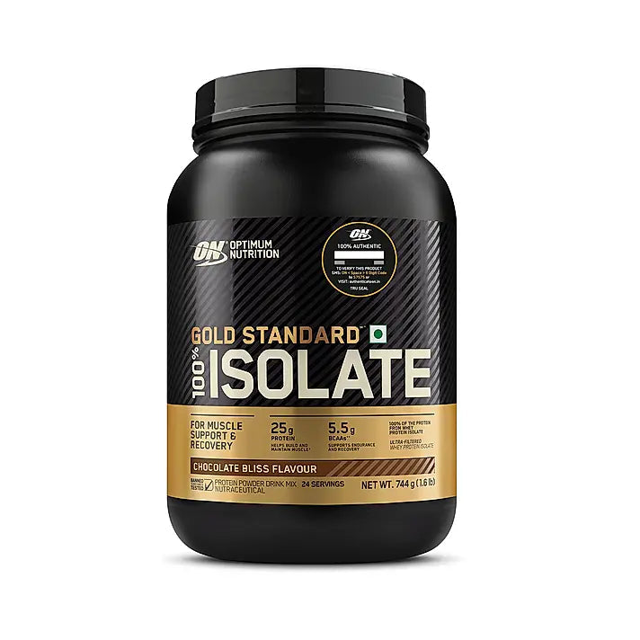 Gold Standard 100% Whey Protein Isolate| 744 g (1.6 lbs) | Chocolate Bliss