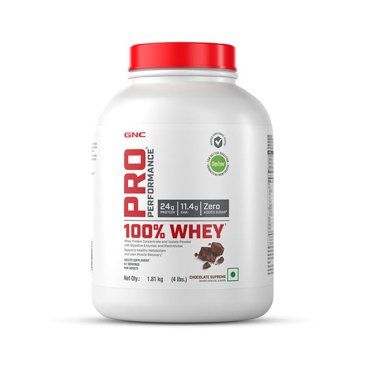 GNC 100% Whey Protein | 1.81 KG | Chocolate Supreme