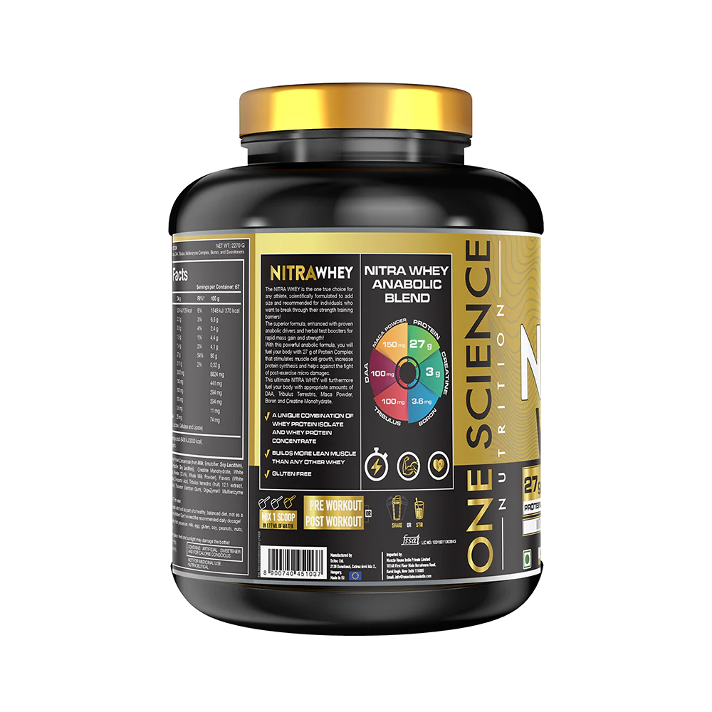 One Science Nutrition Nitra Whey 5 lbs, 2.27 kg