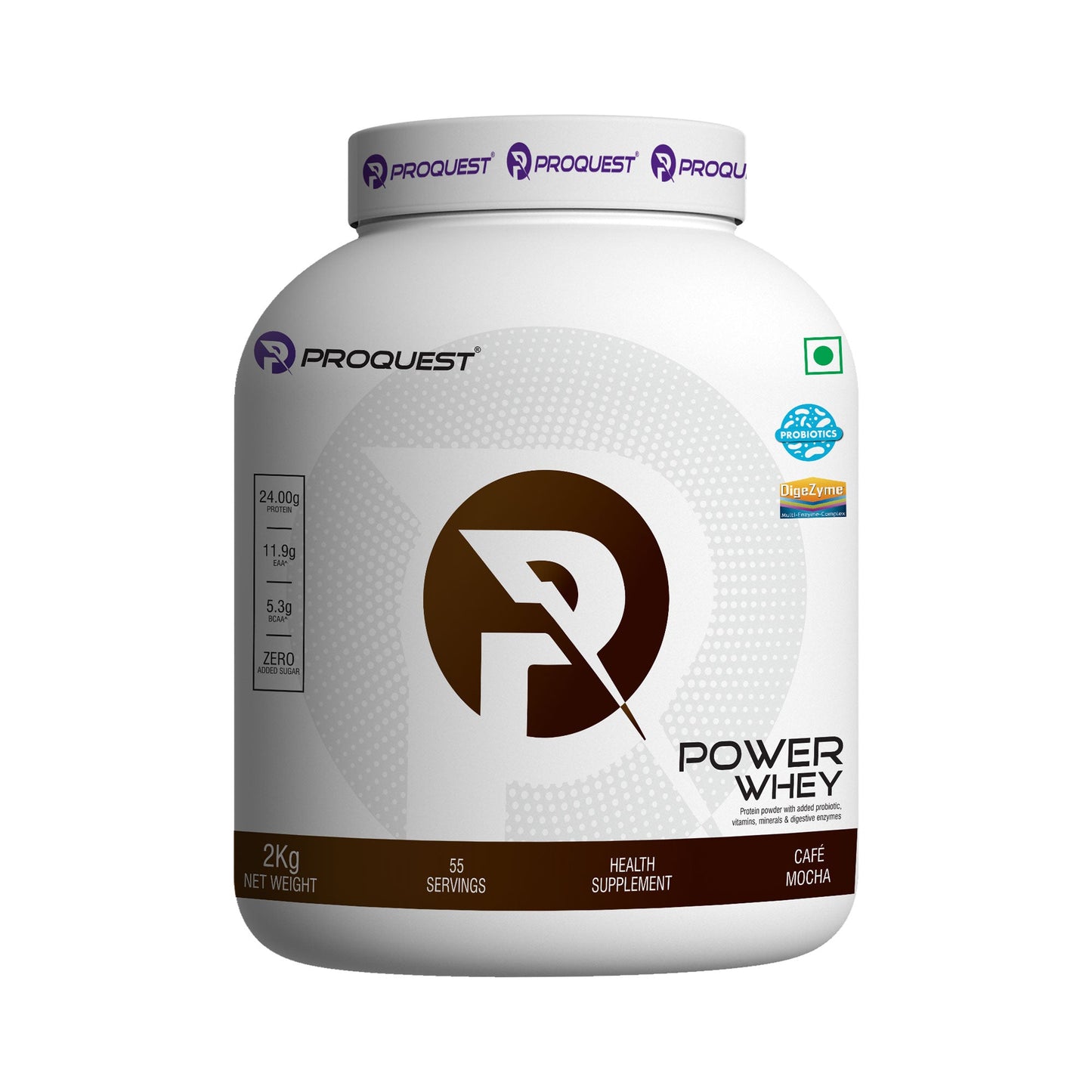Proquest Power Whey Protein Concentrate | 2Kg , 55Servings