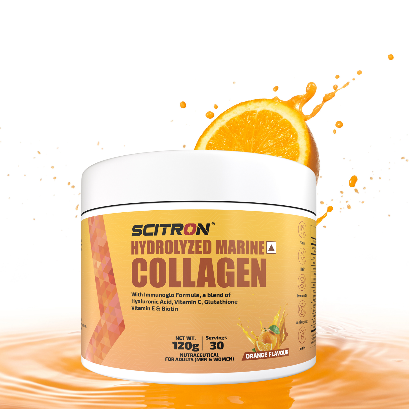 Scitron - Hydrolyzed Marine Collagen Peptides 120g