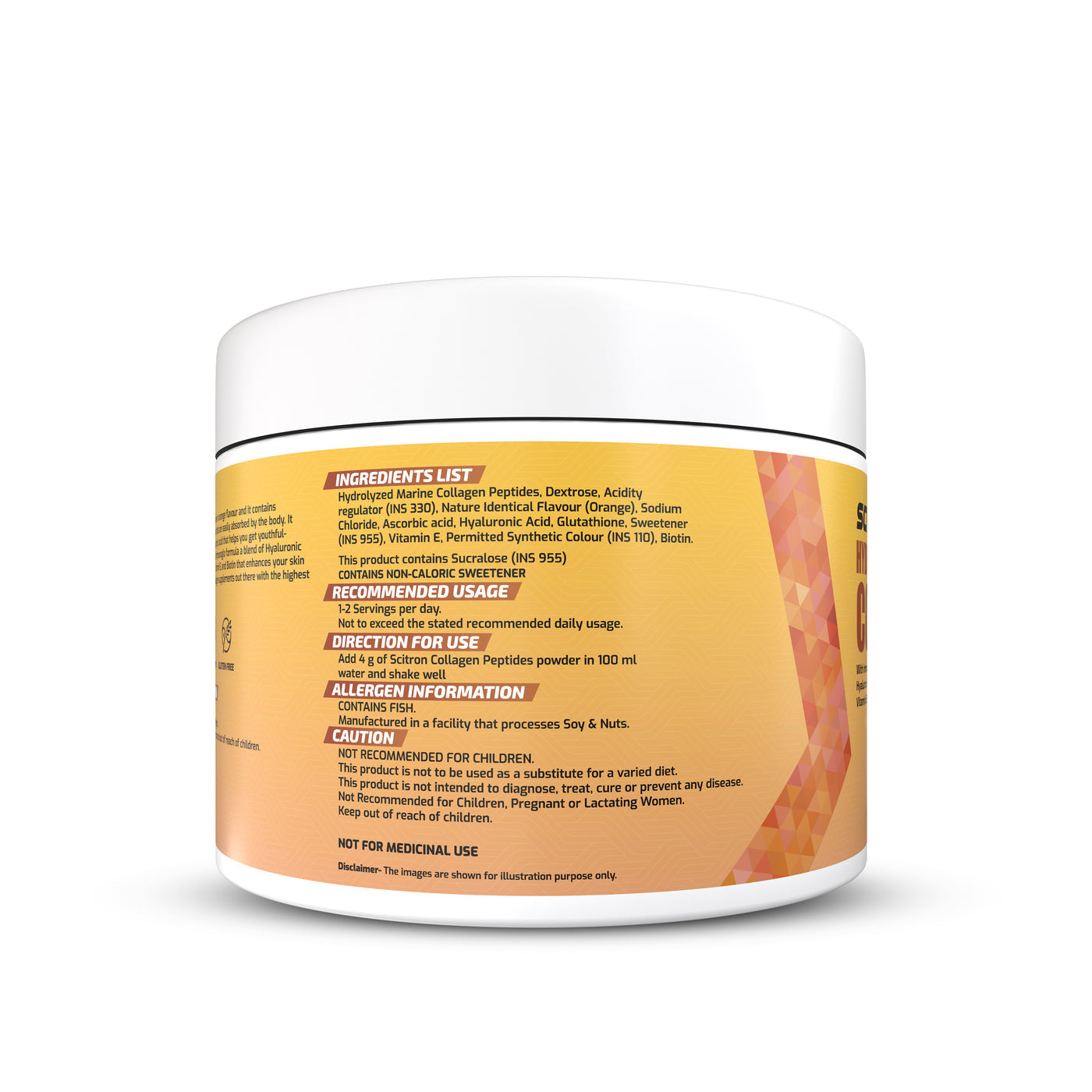 Scitron - Hydrolyzed Marine Collagen Peptides 120g