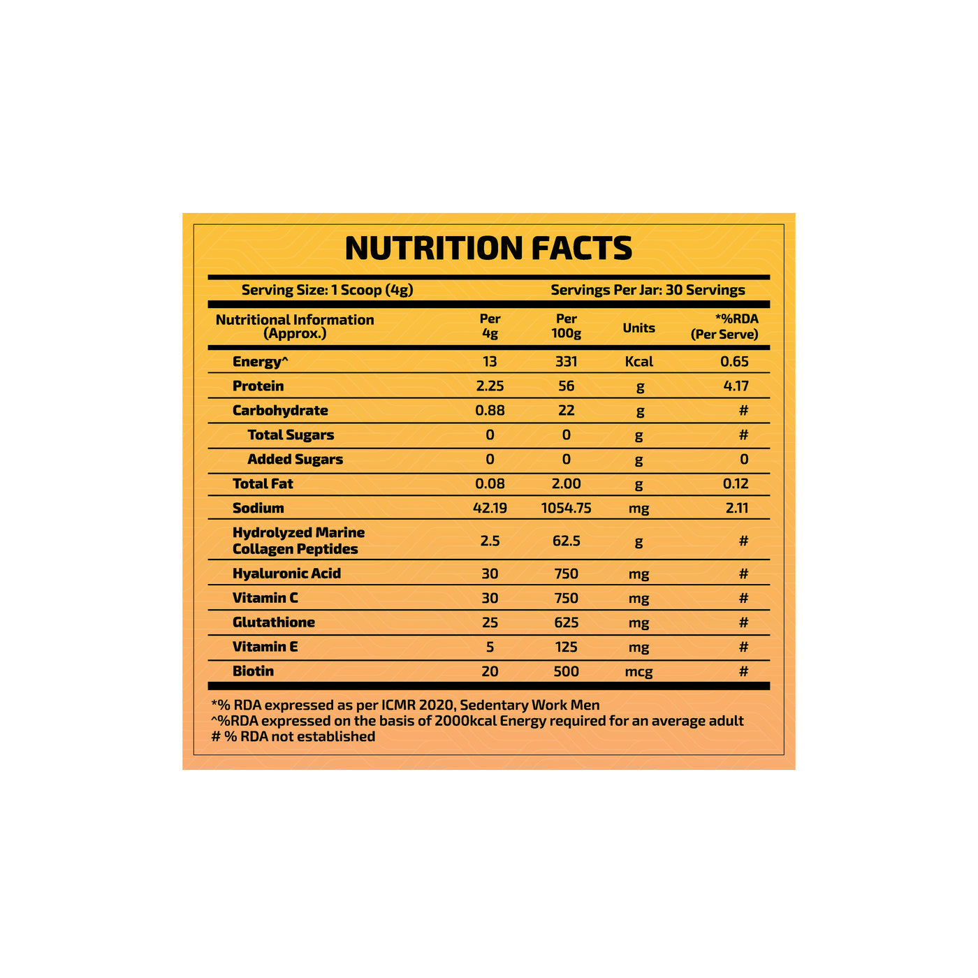 Scitron - Hydrolyzed Marine Collagen Peptides 120g